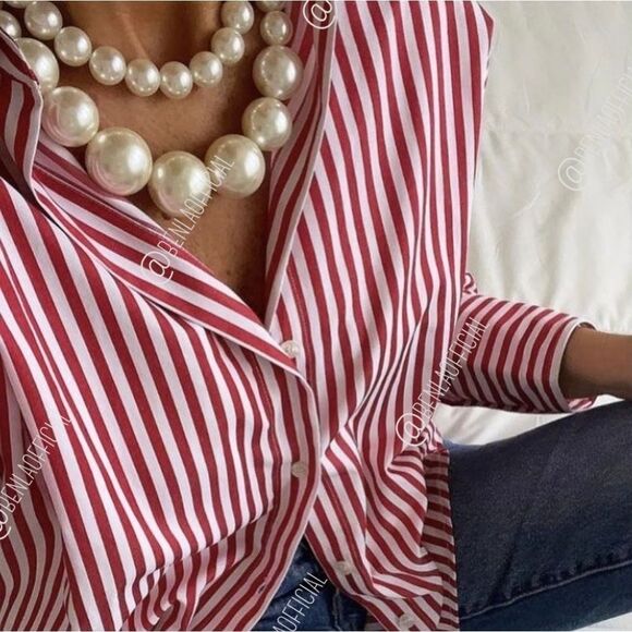 ZARA 2- Pack of pearl necklaces BLOGGERS FAV - Picture 5 of 15